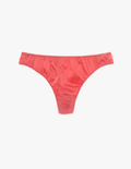 The araks silk charmeuse grier thong in rose pink