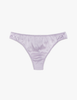 The araks silk charmeuse grier thong in fairy lavender