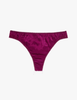 The araks silk grier thong in cranberry red