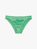The araks silk gwyneth panty in cypress green