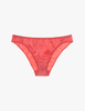 The araks silk charmeuse gwyneth panty in rose pink