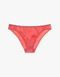 The araks silk charmeuse gwyneth panty in rose pink