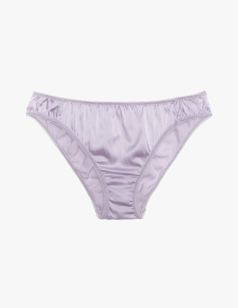 The 100% silk charmeuse araks gwyneth panty in fairy purple