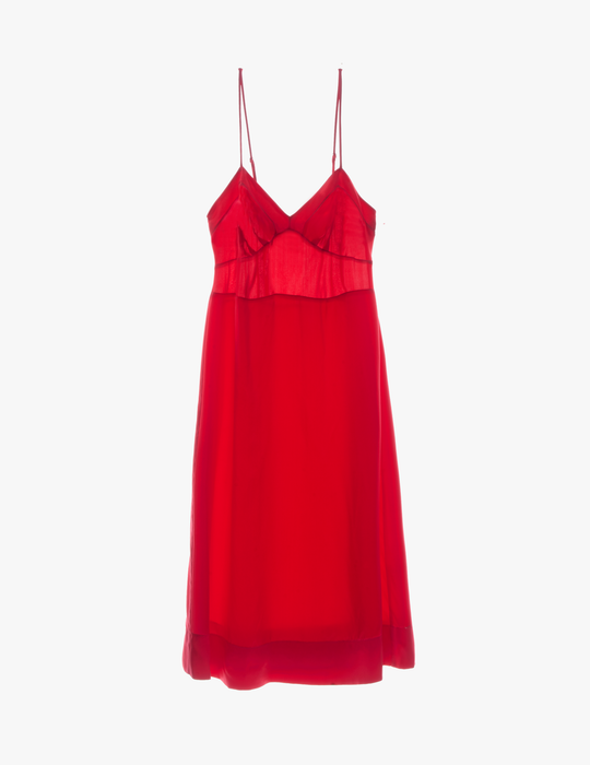 Ingrid Slip Scarlet