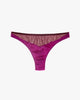 Araks Maya Thong in Raspberry on off-white background