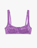 The araks silk penelope bralette in viola