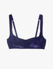 Araks Penelope bralette in Starling on an off-white background