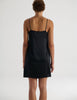 a model in the araks toulouse slip in black