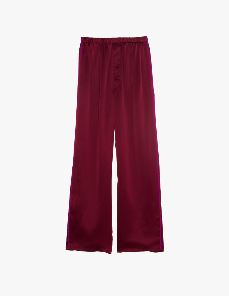 Araks Viktoria silk pajama bottom in Garnet