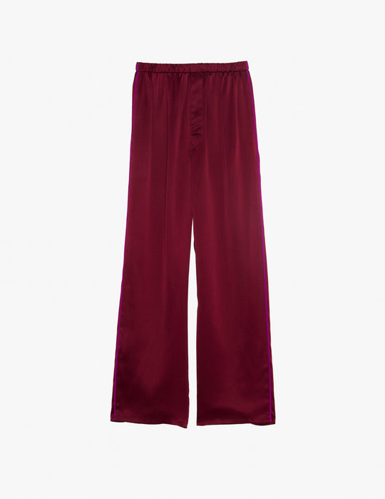 Viktoria Pajama Pant Garnet
