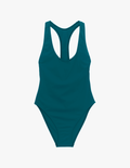 Araks Teal swimsuit with a racerback design