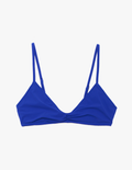 The araks tessa bikini top in azure blue
