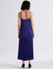 Model wearing Araka vika slip dress in starling