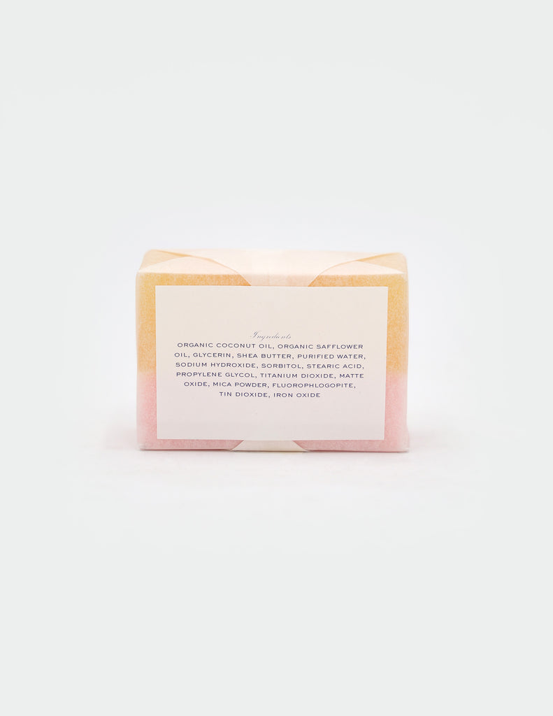 araks handmade soap in pink and yellow wrapped