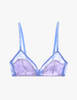 The beatrice bralette in lavender purple