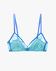 beatrice bralette in peekaboo blue