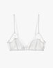 Araks beatrice bralette in white on a white background