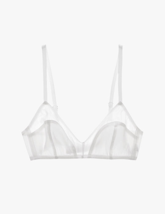 Beatrice Bralette White
