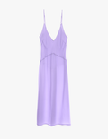Araks lavender Cadel slip dress on a white background