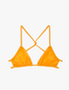 FLAT OF ORANGE BIKINI TOP