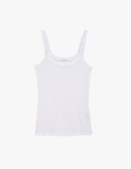 Flat of white tank top