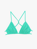 FLAT OF BLUE BIKINI TOP 