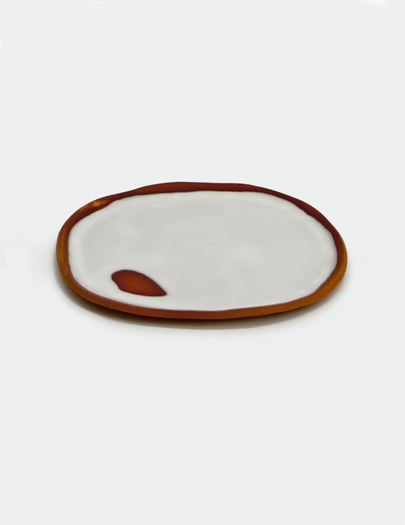 Glaze Pool Plate by Lisa Kaye ~ Milk