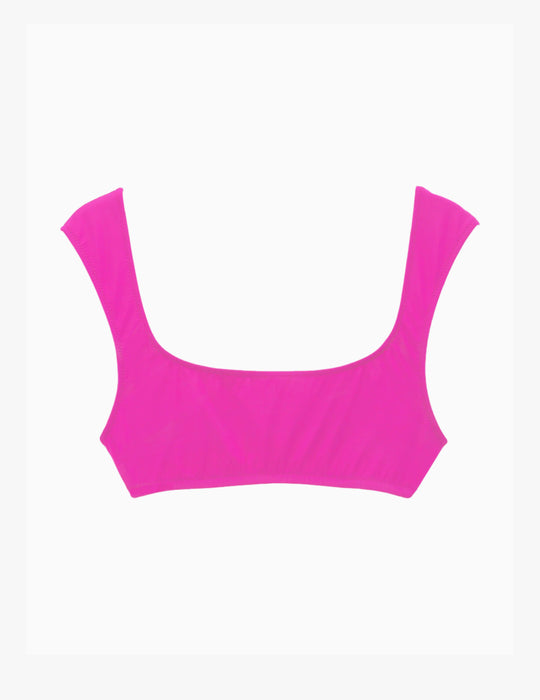 Flora Bikini Top Pitaya