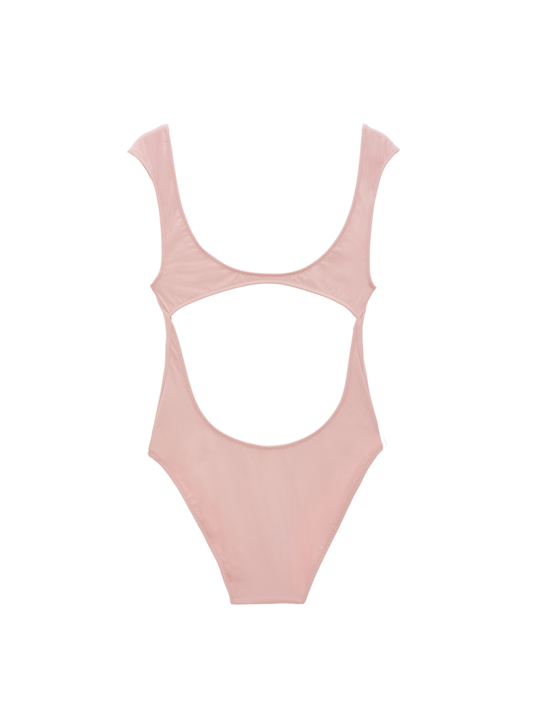 Back of Light pink one piece