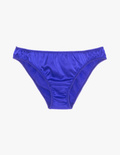 The 100% silk charmeuse gwyneth panty in tanzanite blue