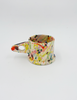 A peter shire handmade sculptural splatter mug