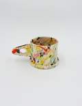 A peter shire handmade sculptural splatter mug