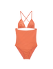 Peach One piece string swimsuit