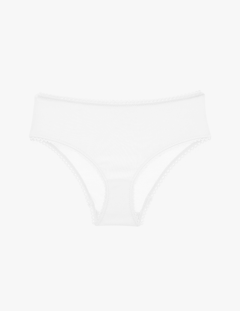 The Josephine Hipster panty in white.
