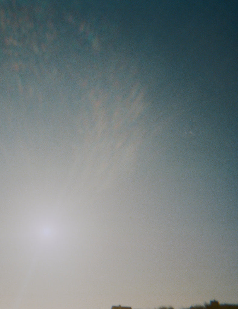 Halo effect in the sky.