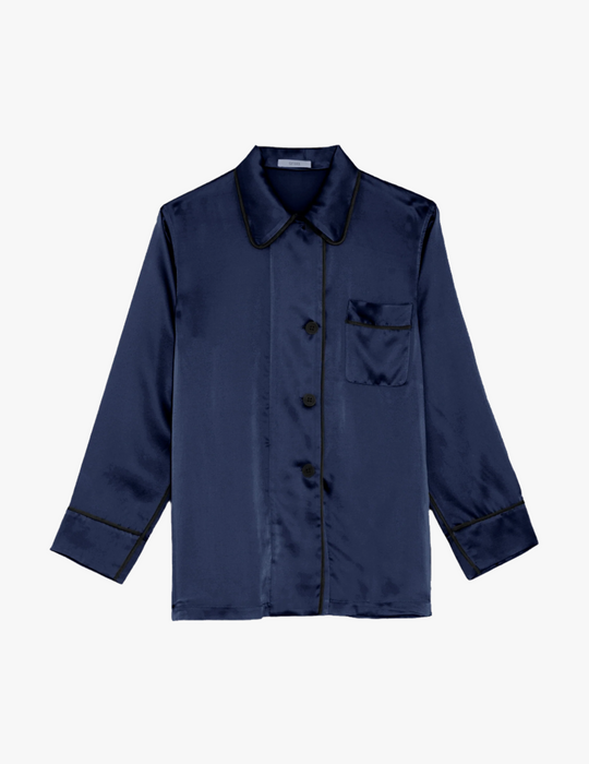 Kate Pajama Top Sea Silk