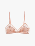 beige silk bralette by Araks