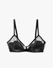 black silk bralette by Araks