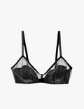 black silk bralette by Araks