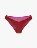 a flat image of the aaron panty in berry sangria