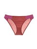 Pink cotton panty with orange silk product image