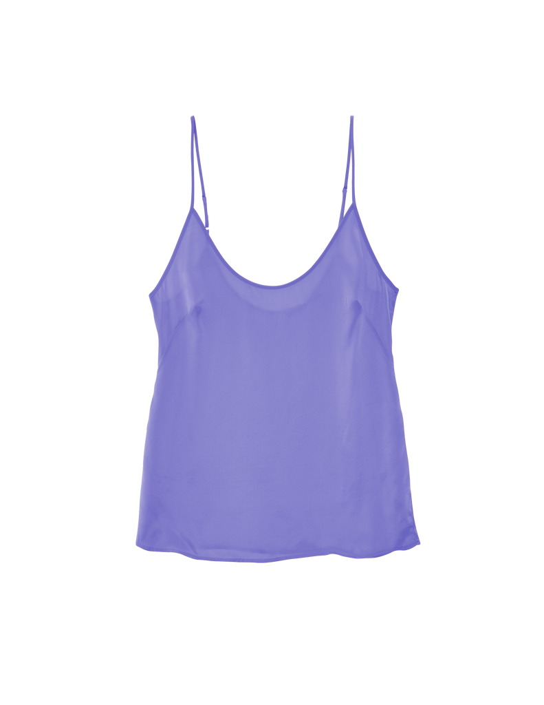 purple silk camisole
