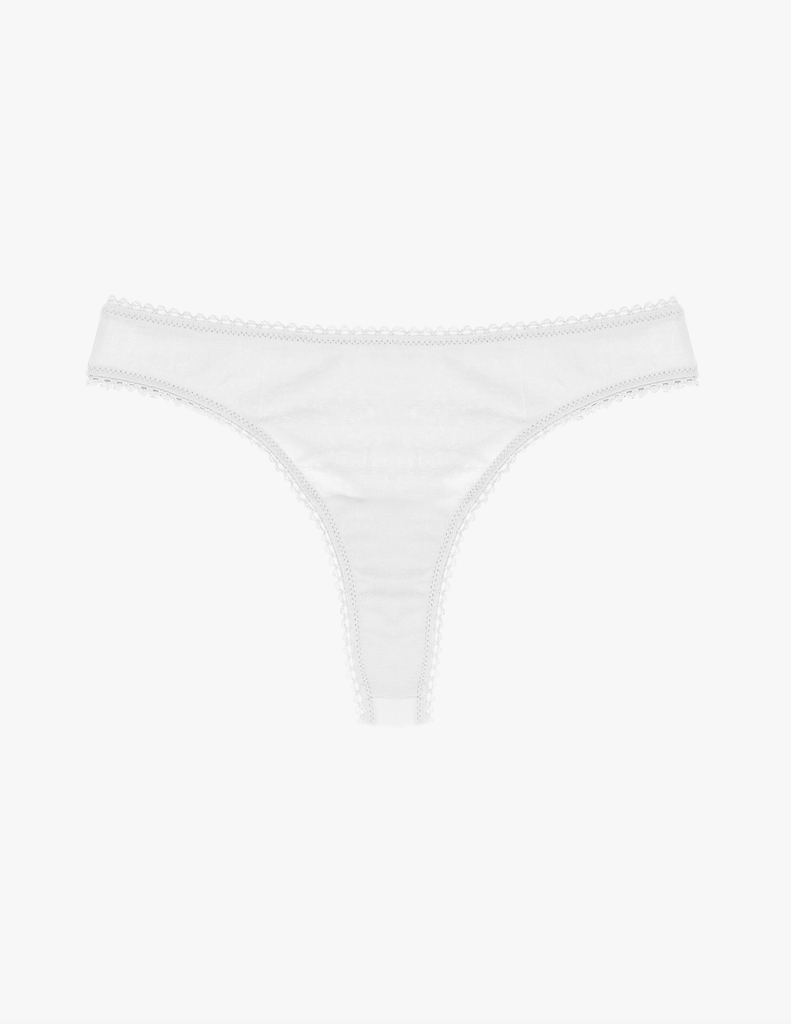 araks cotton stella thong in white