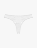 araks cotton stella thong in white