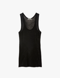  flat of black tank top
