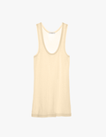 the 100% organic cotton james tank in undyed