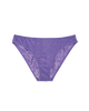 flat of purple lace panty