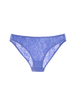 a flat lay image of the tris lace panty in serene blue