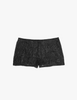 Black lace shorts