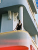 Model wearing Araks Harley one piece bathing suit in black
